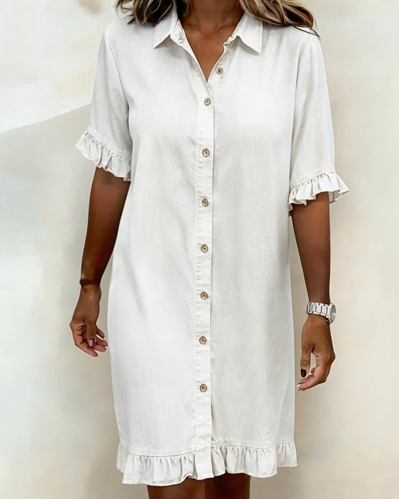 Lexie | Lässiges Kleid in Denimoptik