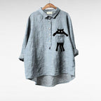 Shay | Bluse mit Künstlerprint