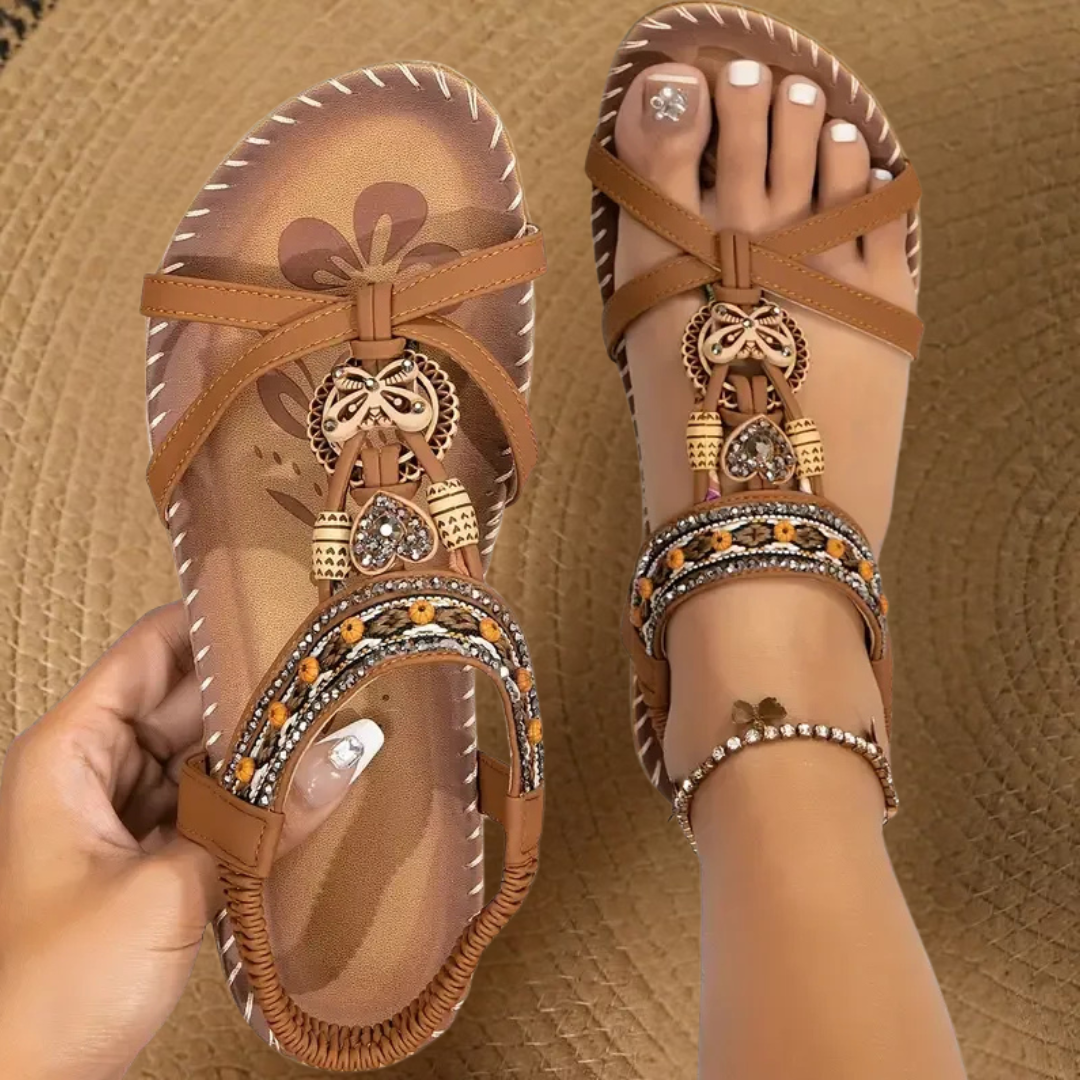Nada – Sandales orthopédiques au style Ibiza, confort optimal et soutien toute la journée