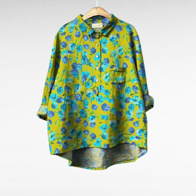 Mara | Bluse mit Künstlerprint