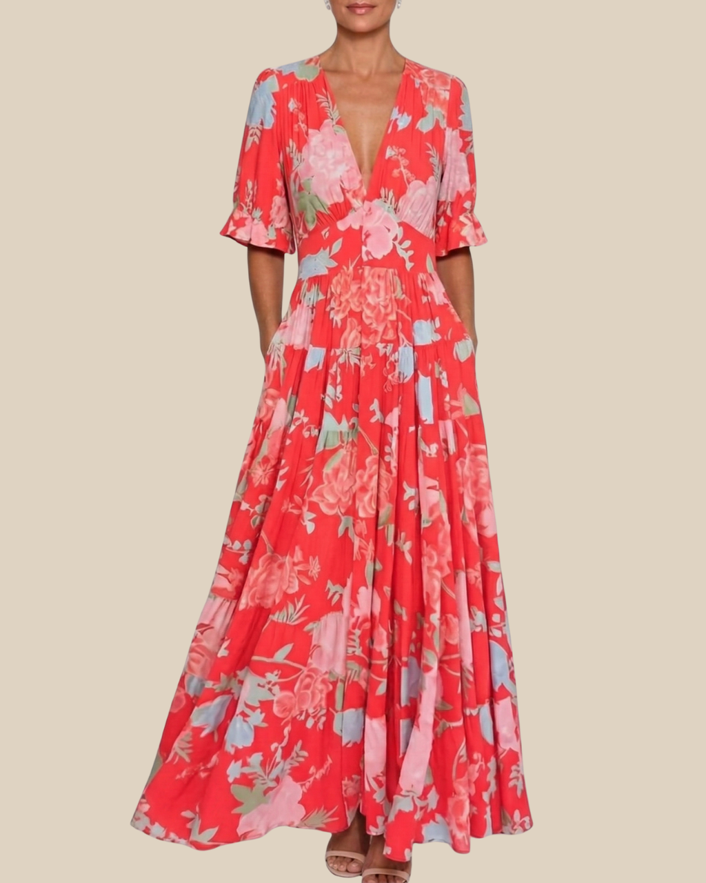 Poppy | Geblümtes Maxikleid