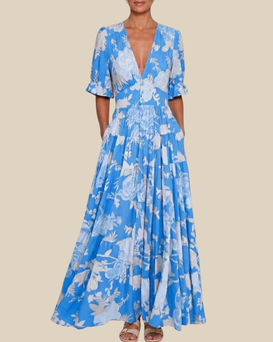 Poppy | Geblümtes Maxikleid