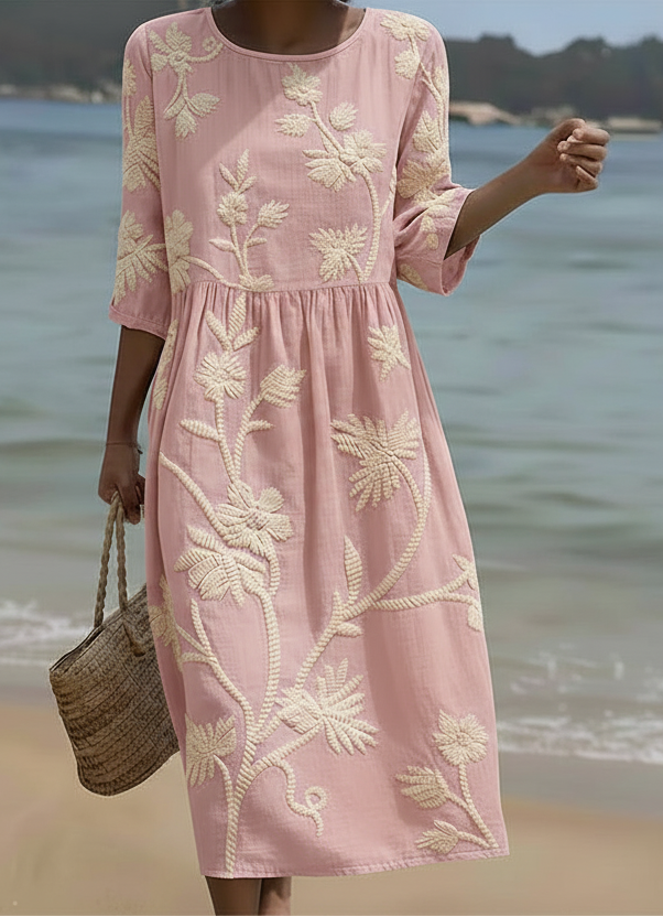 Anja | Florales Maxikleid