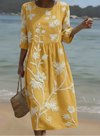 Juna | Florales Maxikleid