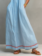 Miley | Luftiges gestreiftes Maxikleid