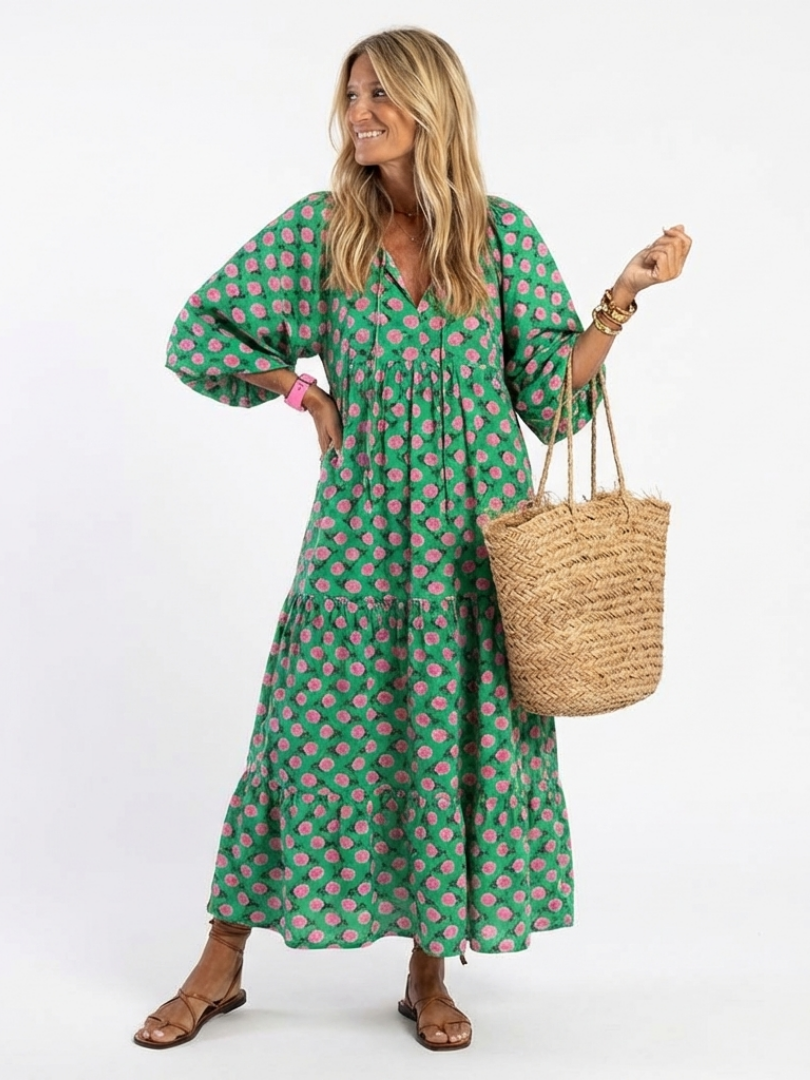 Fiora | Florales Maxikleid