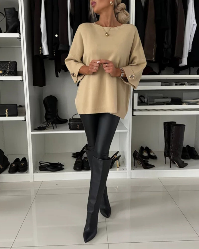 Evelyne - Haut Élégant en Tricot pour Femmes