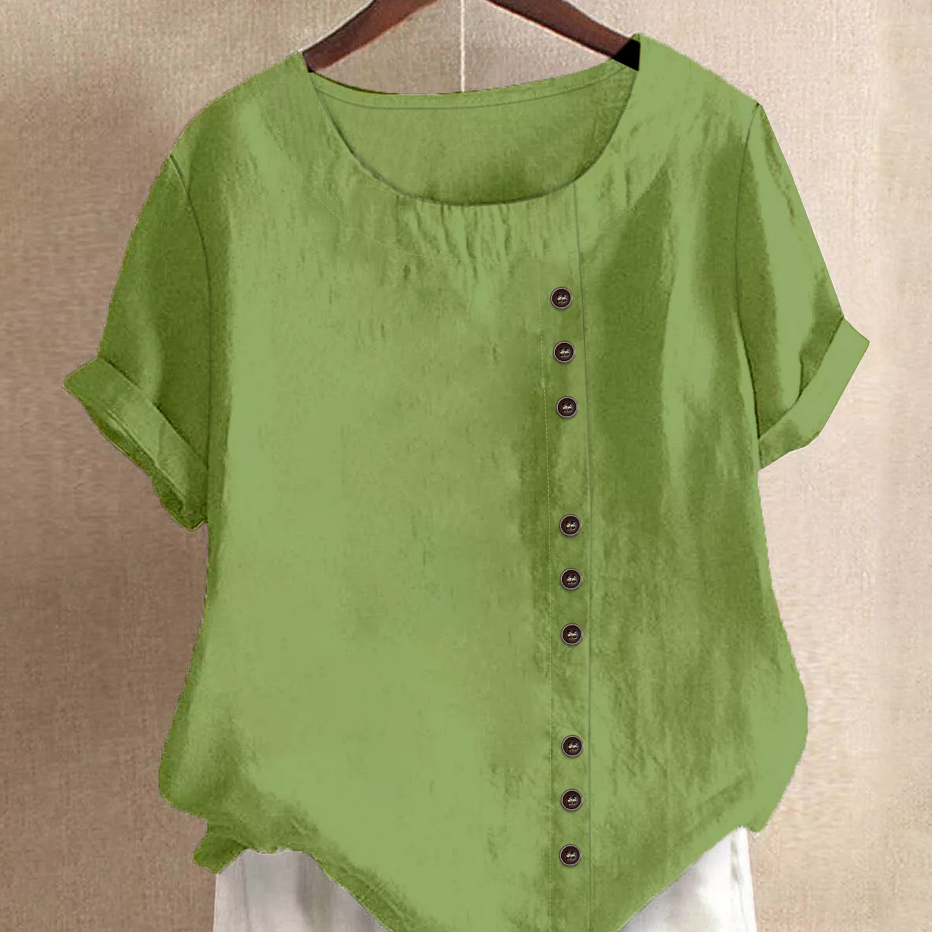 Claire | Blouse décontractée à boutons