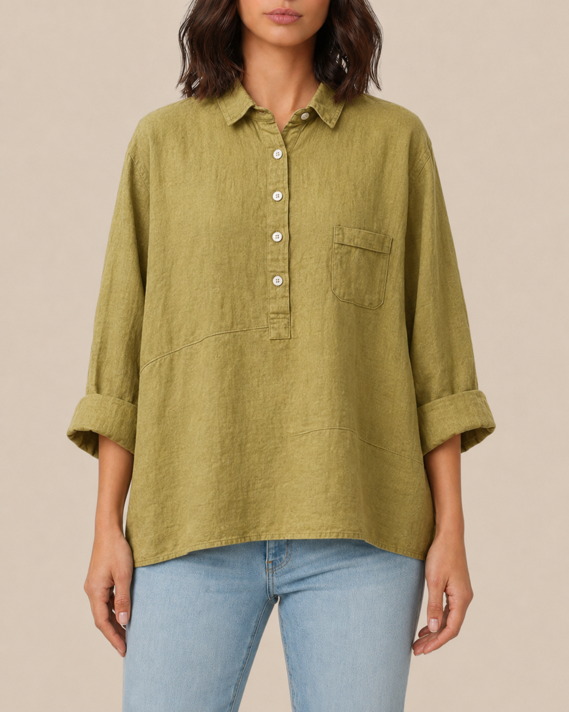 Zola | Bluse mit Künstlerprint