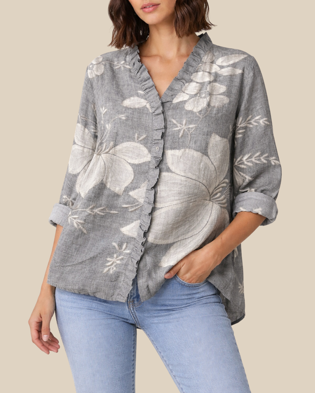 Chloe | Elegante Volantbluse