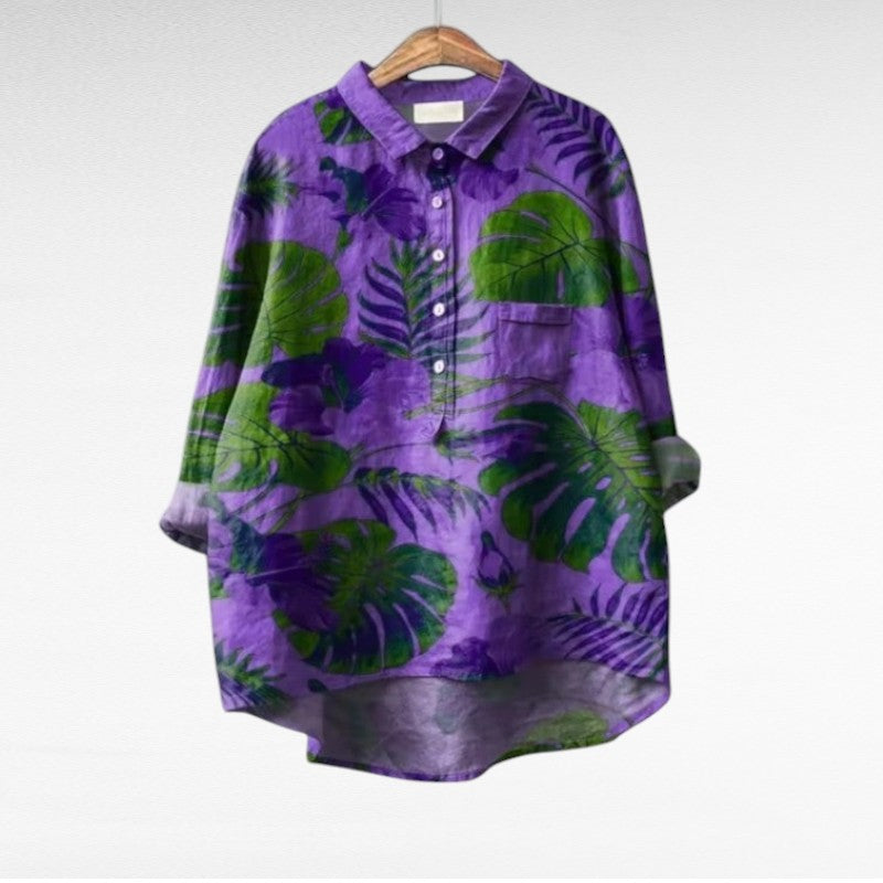Malia | Bluse mit Künstlerprint