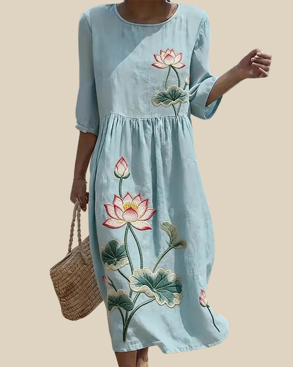 Marlene | Florales Maxikleid