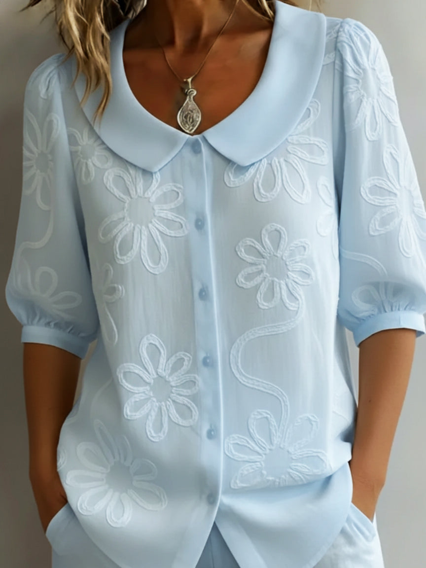 Aurélie™ — Leichte Blumenbluse mit natürlicher Eleganz