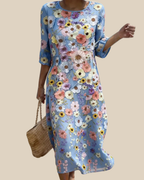 Lina | Florales Maxikleid