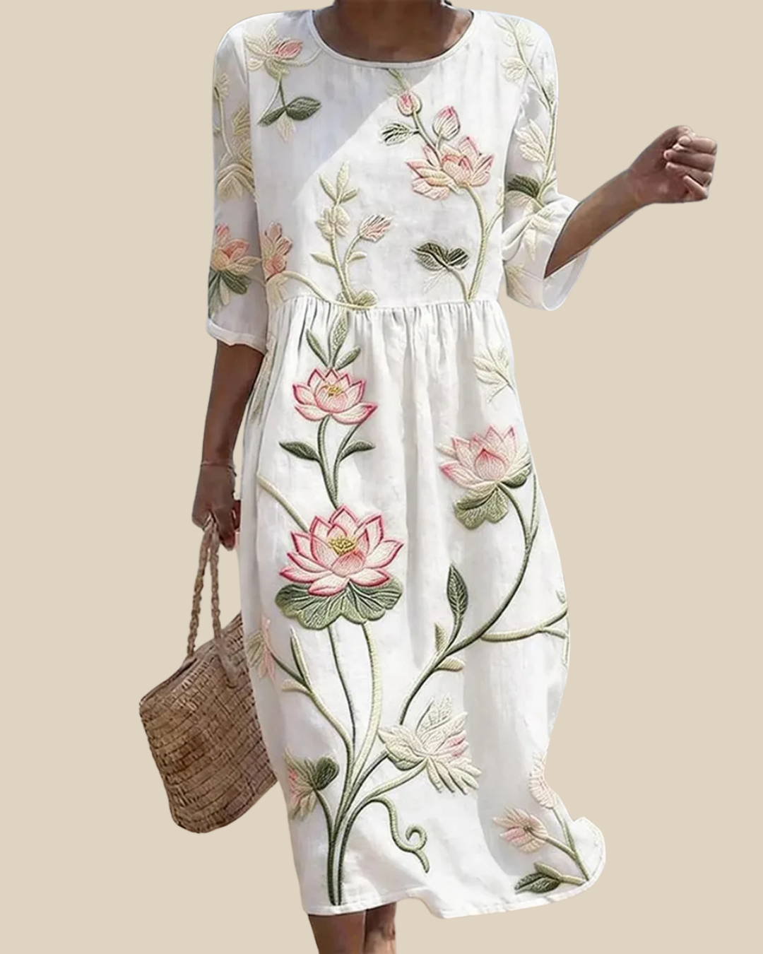 Wendy | Florales Maxikleid