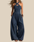 Leanne | Eleganter Neckholder Jumpsuit