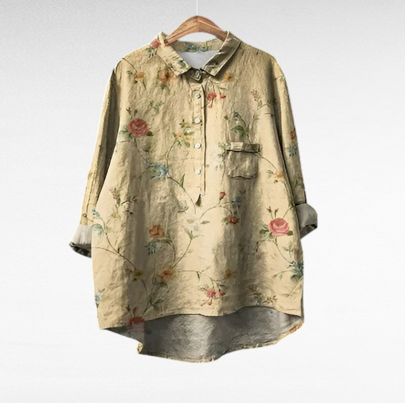 Imogen | Bluse mit Künstlerprint