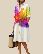 Hilde | Elegantes Hemdblusenkleid