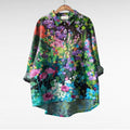Azra | Bluse mit Künstlerprint