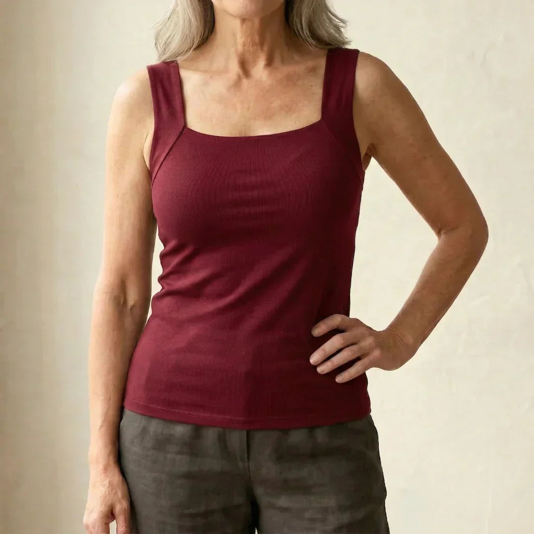 Jeannette | Débardeur à soutien-gorge intégré, confort assuré