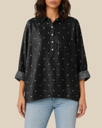 Leona | Bluse mit Künstlerprint
