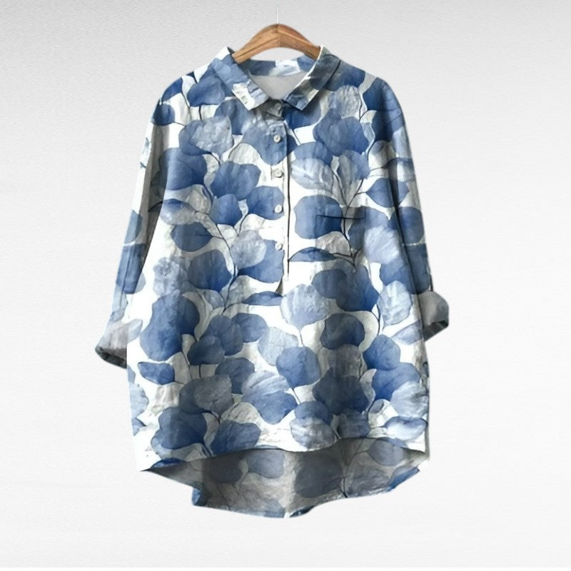 Kelsey | Bluse mit Künstlerprint