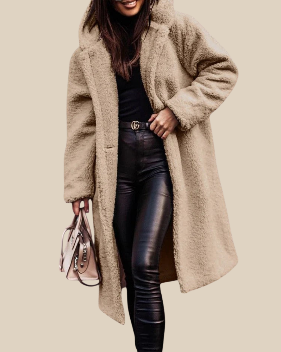 Julia | Teddy-Mantel aus Wollmischung