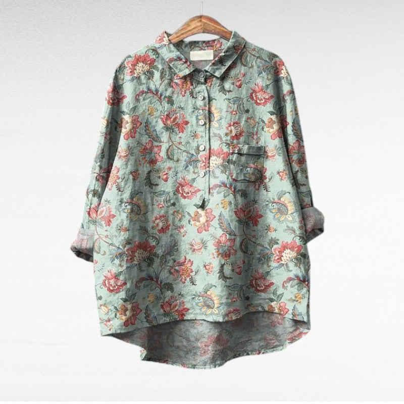 Veda | Bluse mit Künstlerprint