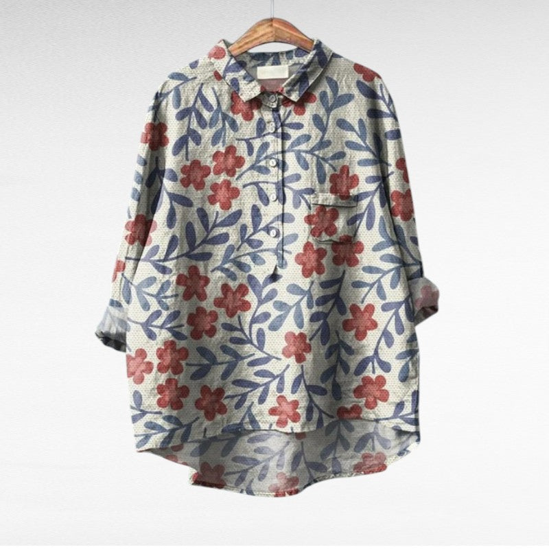 Veda | Bluse mit Künstlerprint