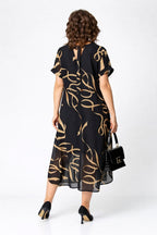 Esther | Chiffon-Midikleid