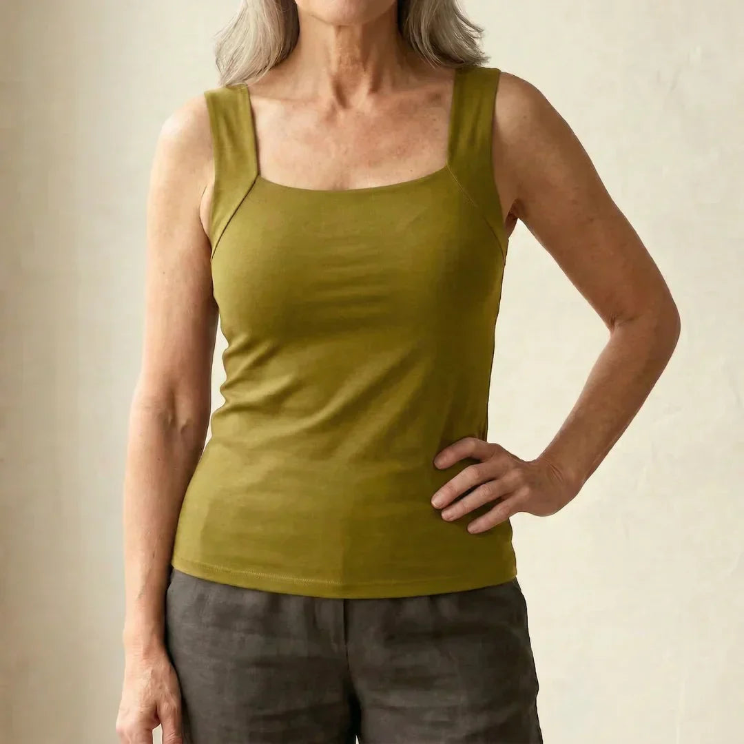 Jeannette | Débardeur à soutien-gorge intégré, confort assuré