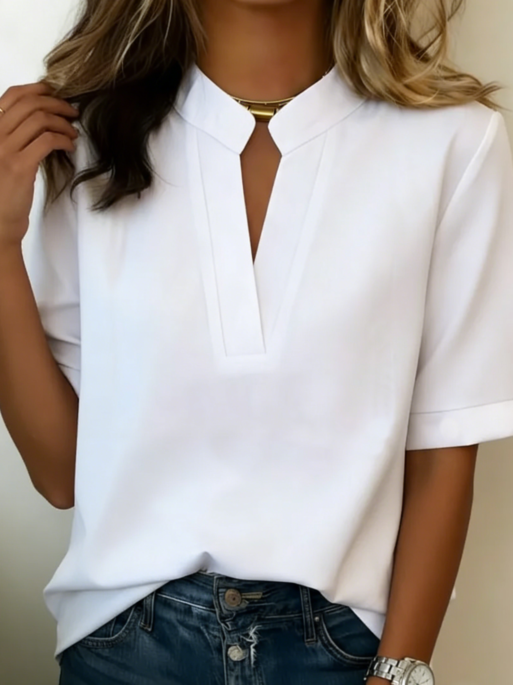 Colette | Blouse élégante à col raffiné