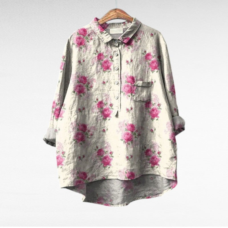 Veda | Bluse mit Künstlerprint