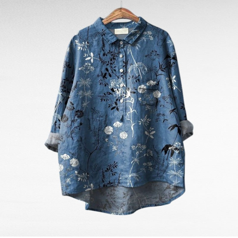 Veda | Bluse mit Künstlerprint