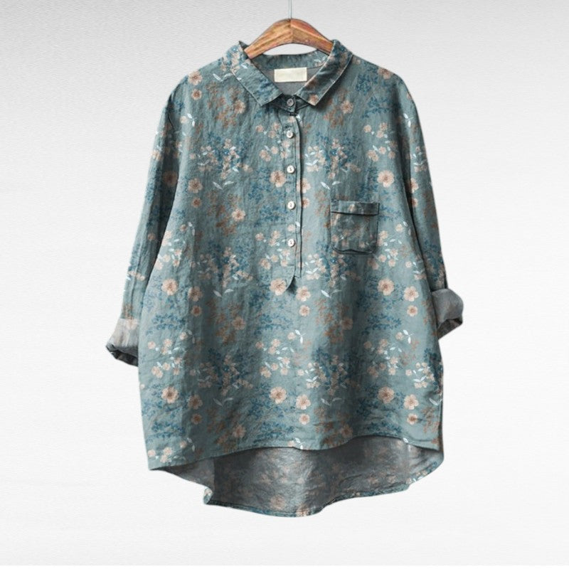 Veda | Bluse mit Künstlerprint