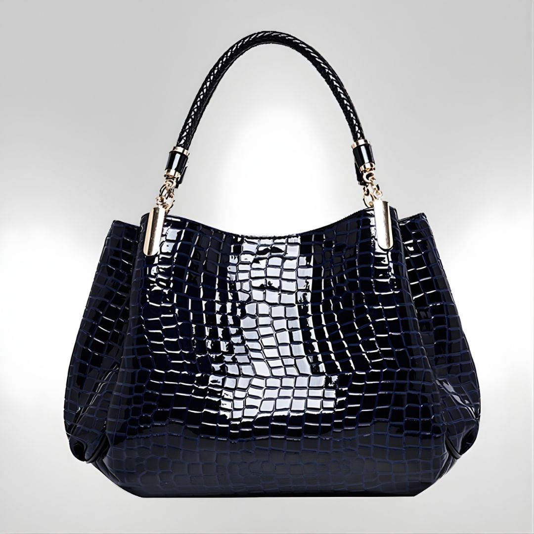 Lusso Milano - Krokodiltaschen Schultertasche
