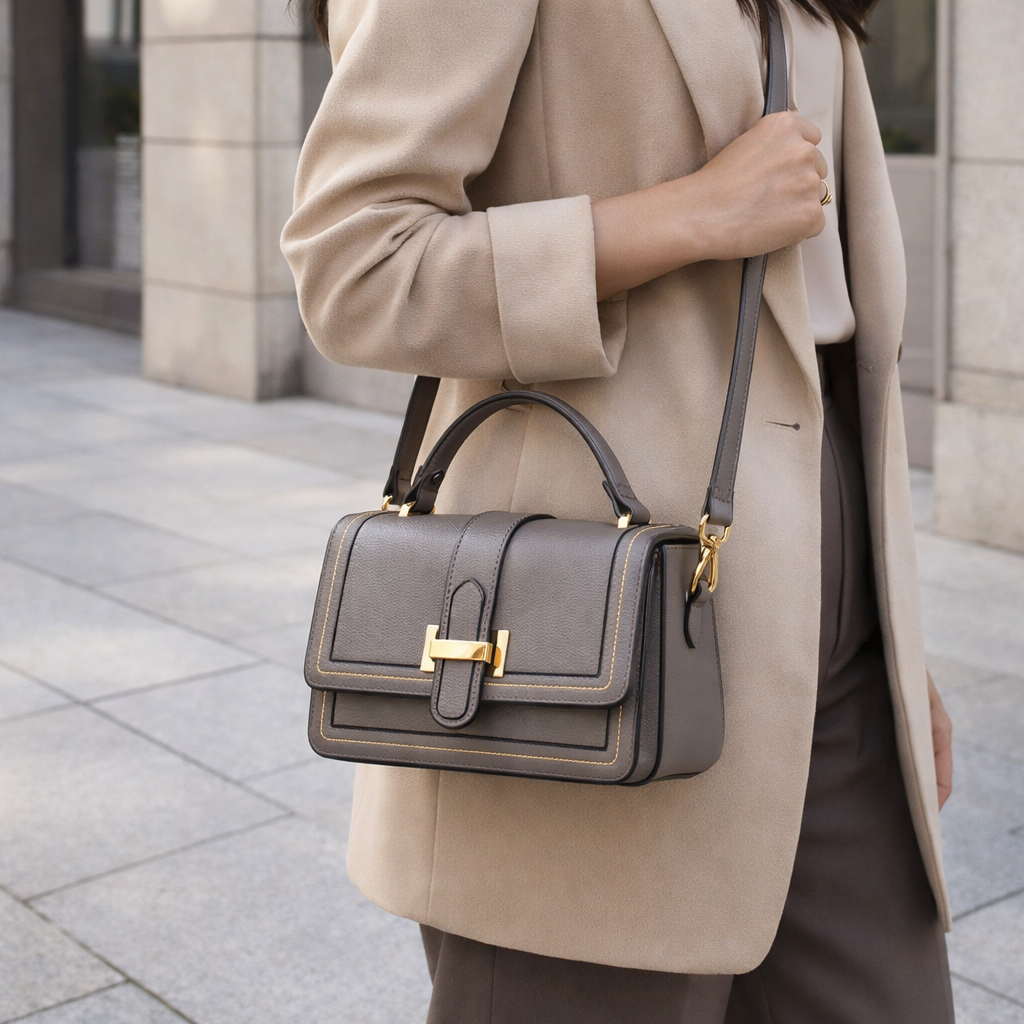 Luna Paris - Elegante Lederhandtasche