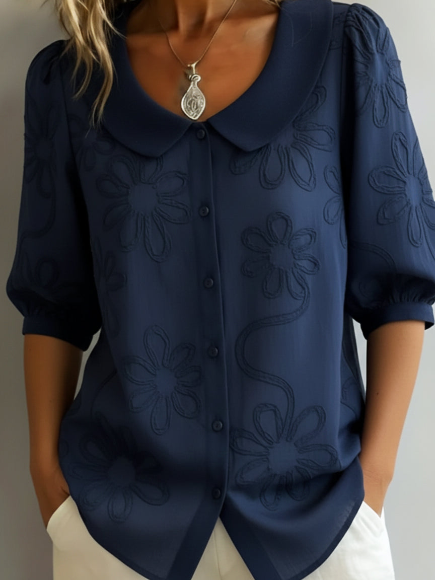 Aurélie™ — Leichte Blumenbluse mit natürlicher Eleganz
