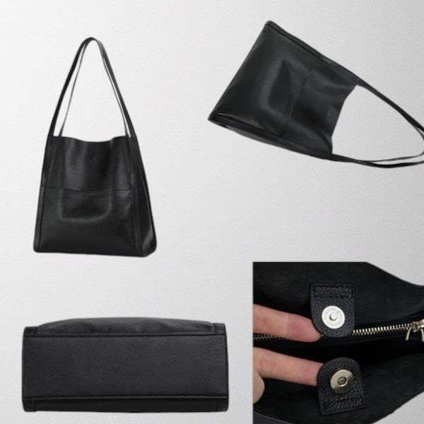 Valérie Dupré - Schultertasche aus veganem Leder