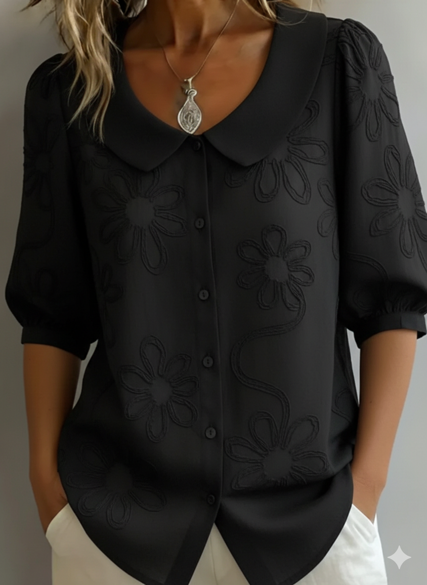 Aurélie™ — Leichte Blumenbluse mit natürlicher Eleganz