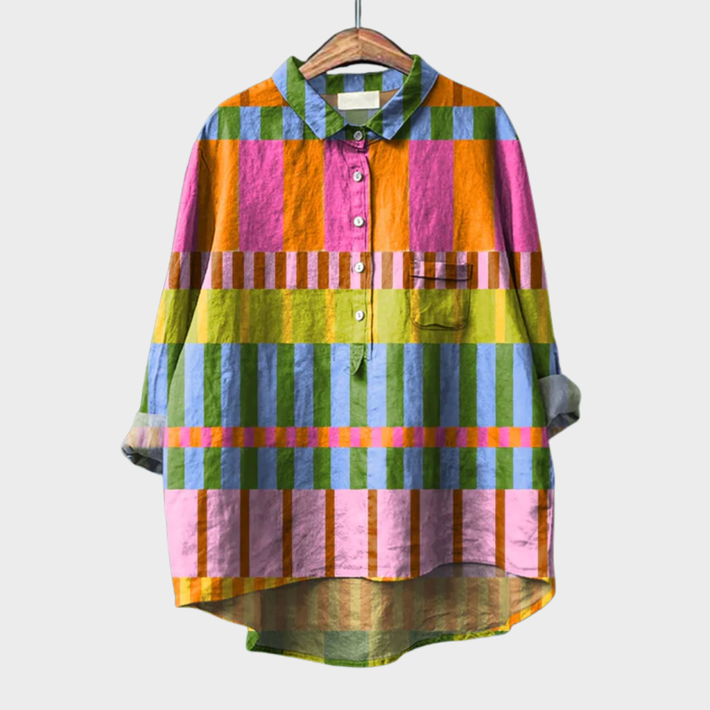 Lumi | Bluse mit Künstlerprint