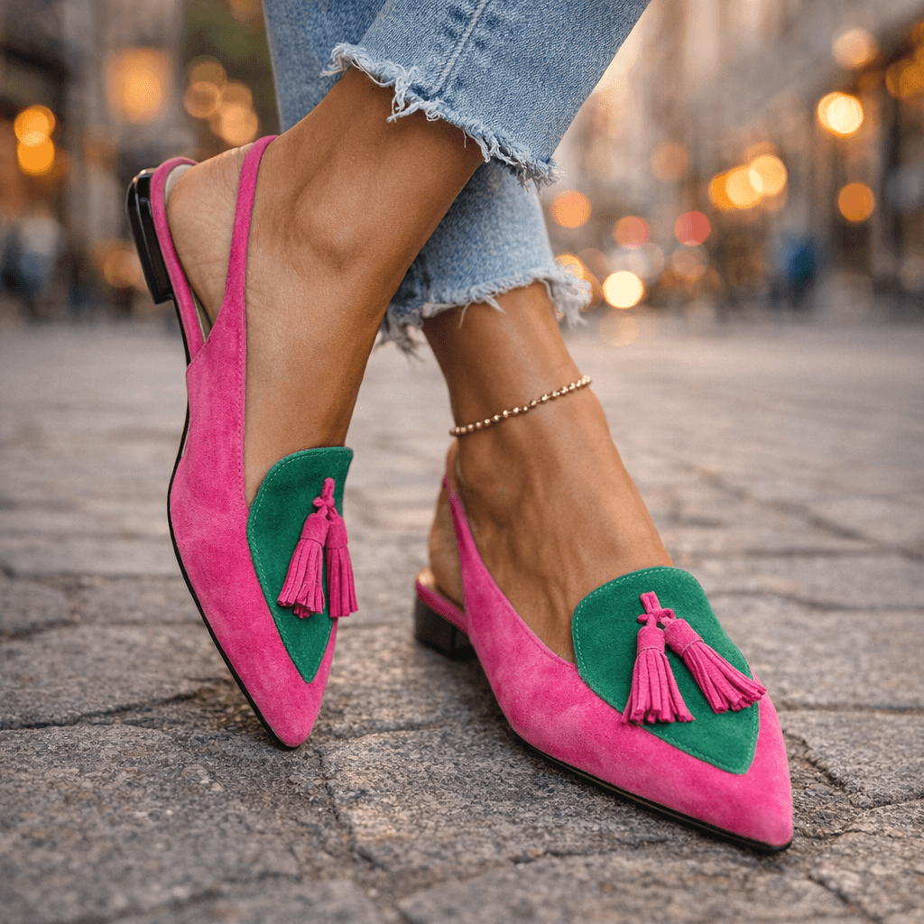 Eliza | Sandalen mit Riemen und Quasten