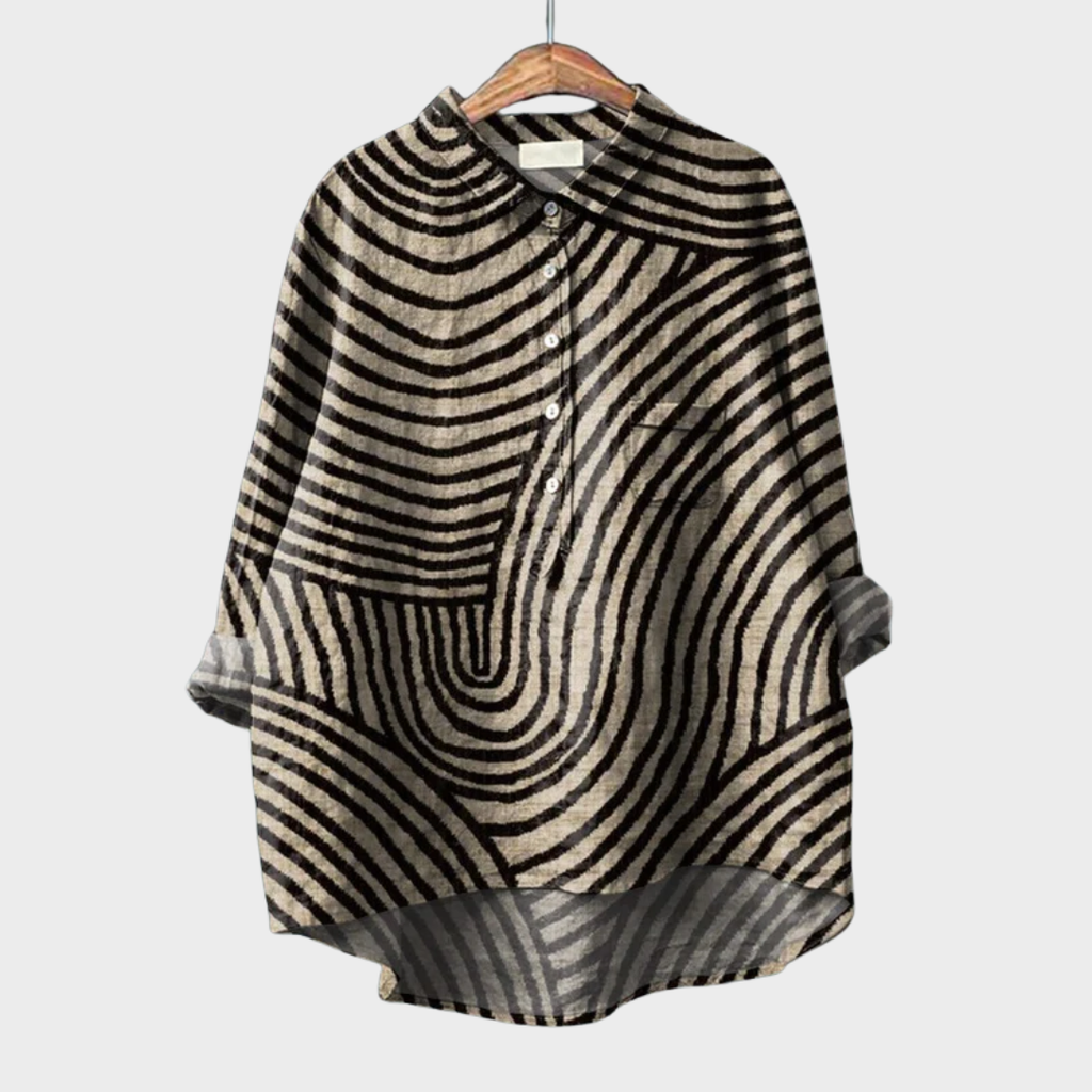 Becca | Bluse mit Künstlerprint