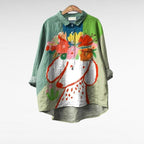 Thea | Bluse mit Künstlerprint