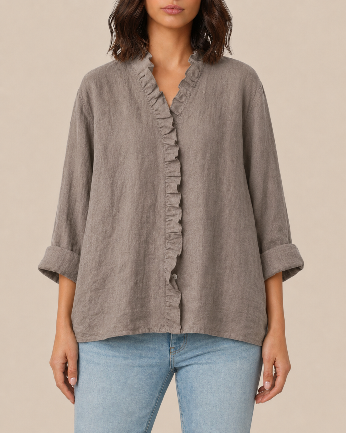 Arielle | Bluse mit Künstlerprint