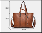 Olívia - Große Lederhandtasche