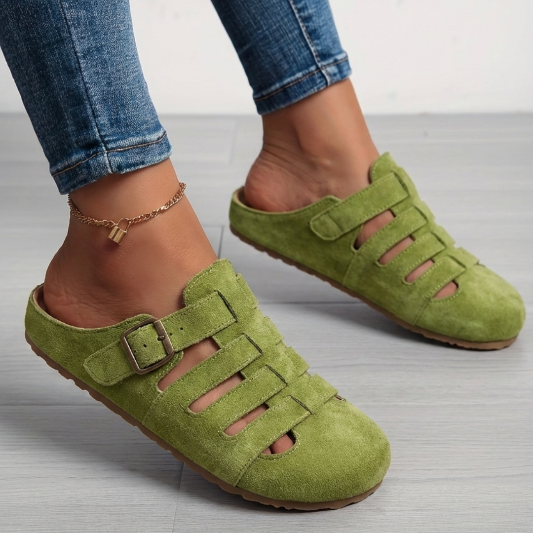 Clara | Sandales-mules Confortables à enfiler sans fermeture – Douceur et Praticité au quotidien