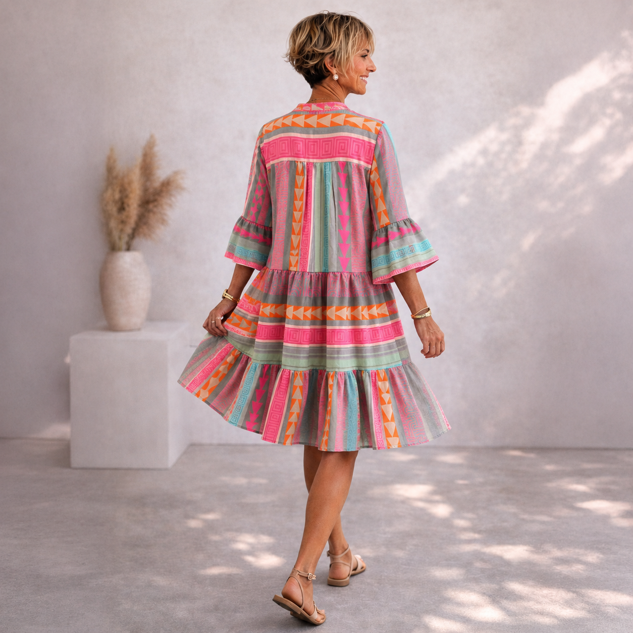 Carmen | Farbenfrohes Sommerkleid