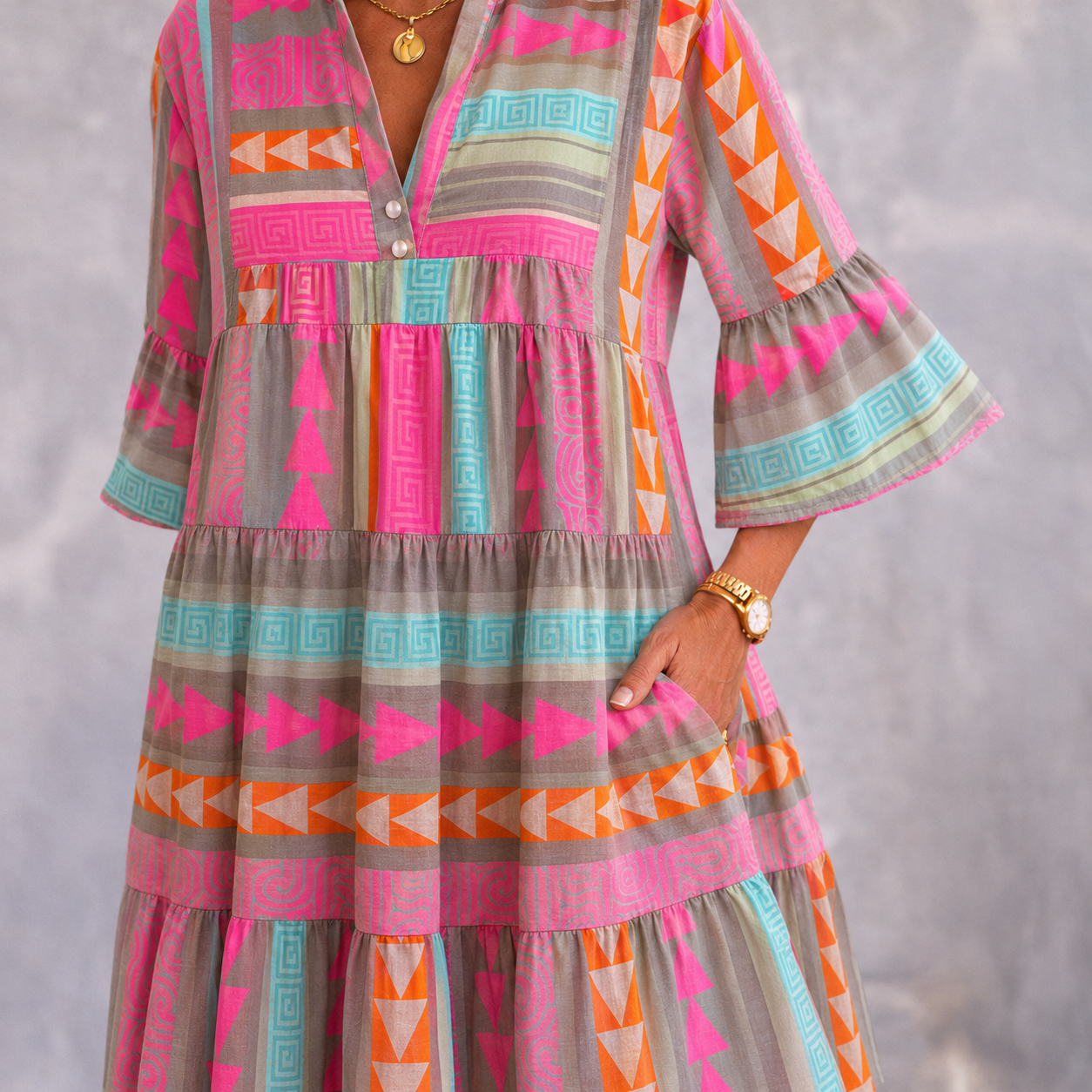 Carmen | Farbenfrohes Sommerkleid
