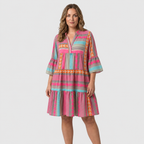 Carmen | Farbenfrohes Sommerkleid